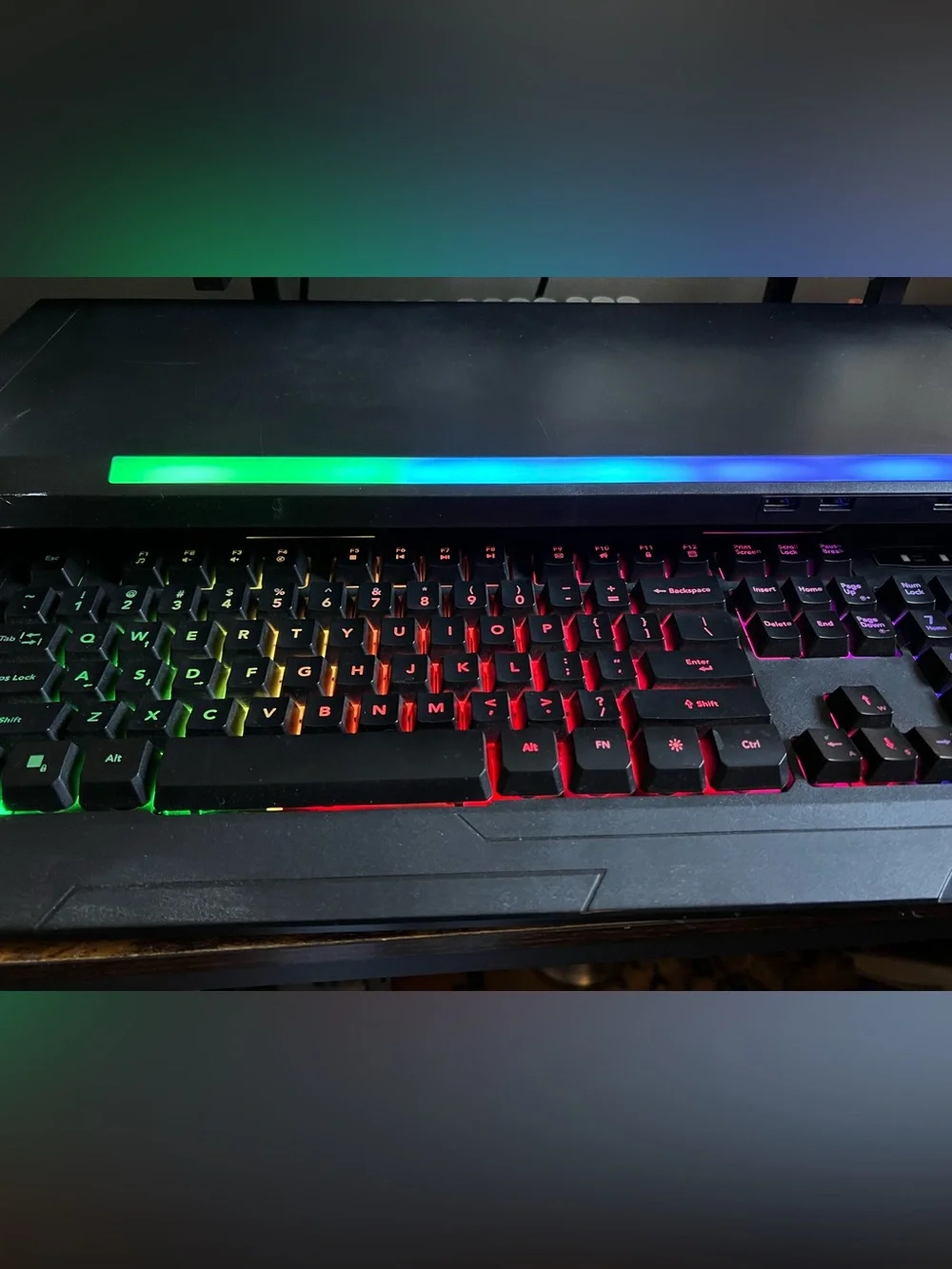 Black Backlit Gaming Keyboard